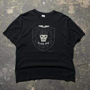 RARE Y2K Cyber 2010 Black Ops Promo Tee